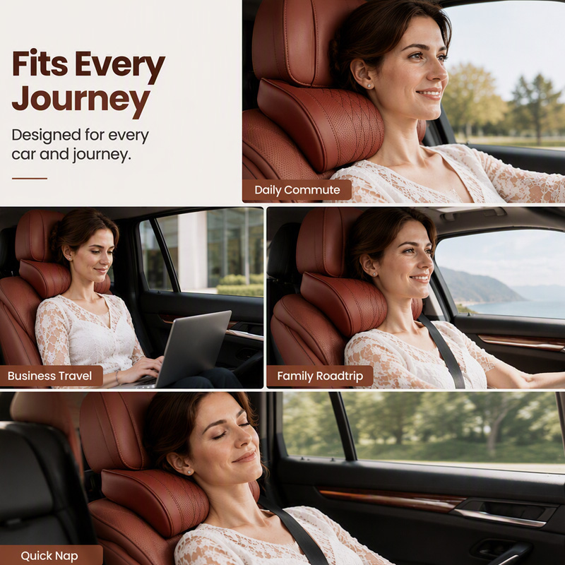 🥳2026 HOT SALE🥳💞50K+ SOLD!🚗💺 50% OFF! Memory Foam Car Neck Pillow