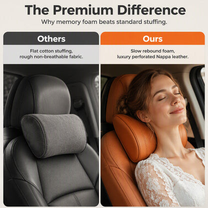 🥳2026 HOT SALE🥳💞50K+ SOLD!🚗💺 50% OFF! Memory Foam Car Neck Pillow